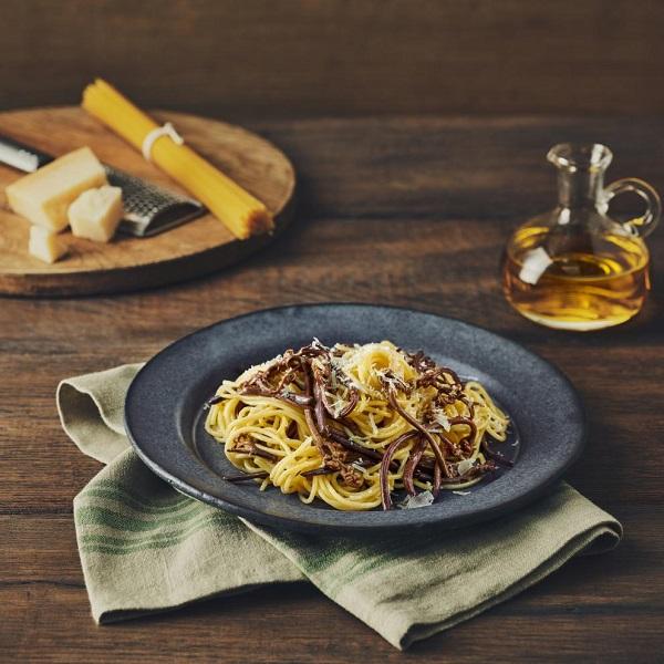 plated pasta from Europe