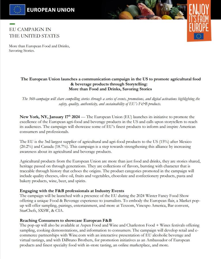 More than food US_Press Release